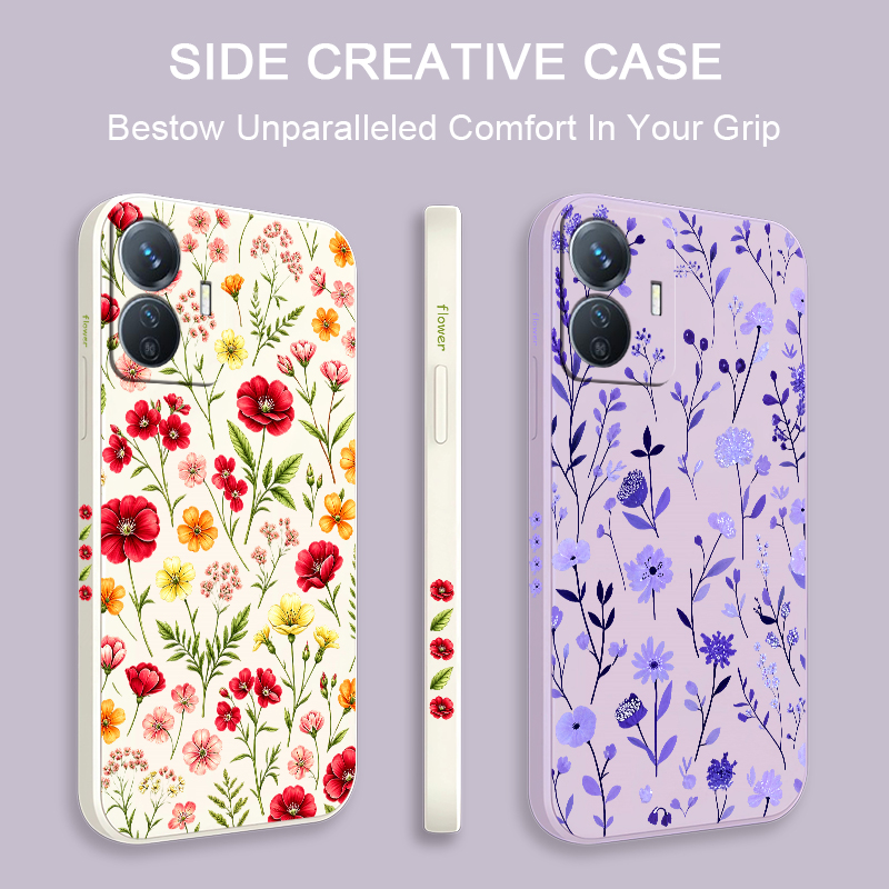 Colorful Flower Phone Case For - Vivo Y28 review and price