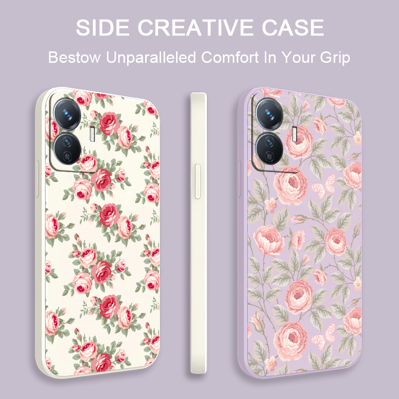 Little Flowers Print Phone Cas - Vivo Y28 review and price